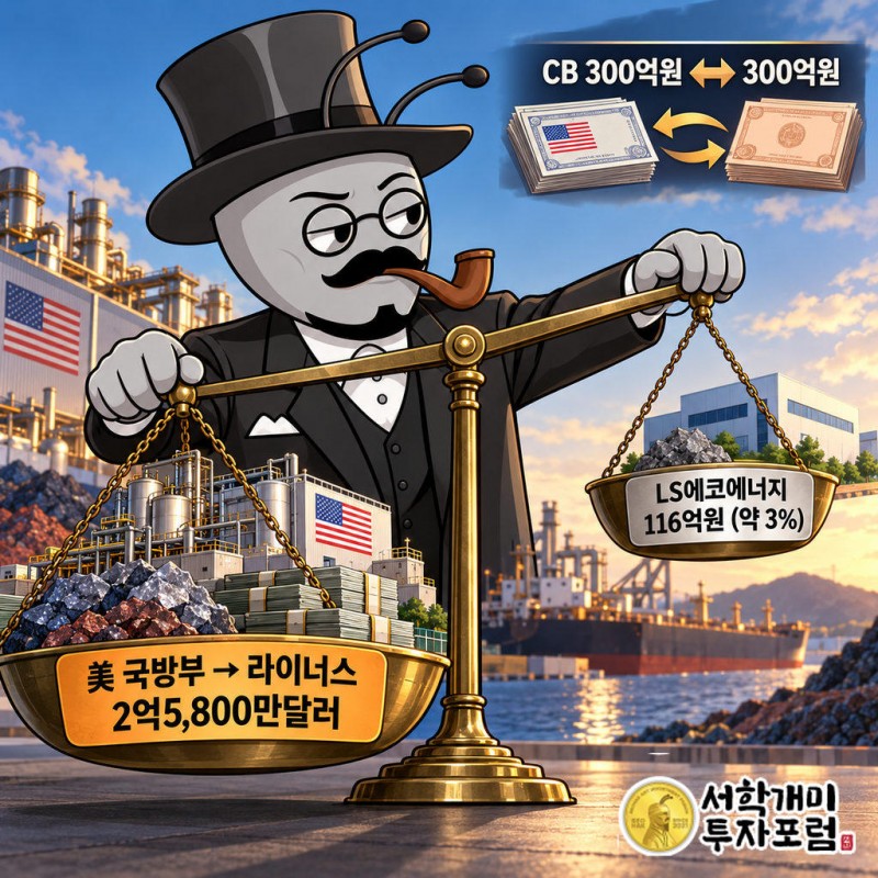 LS에코에너지와 라이너스는 각각 300억원 규모 전환사채를 맞교환했다