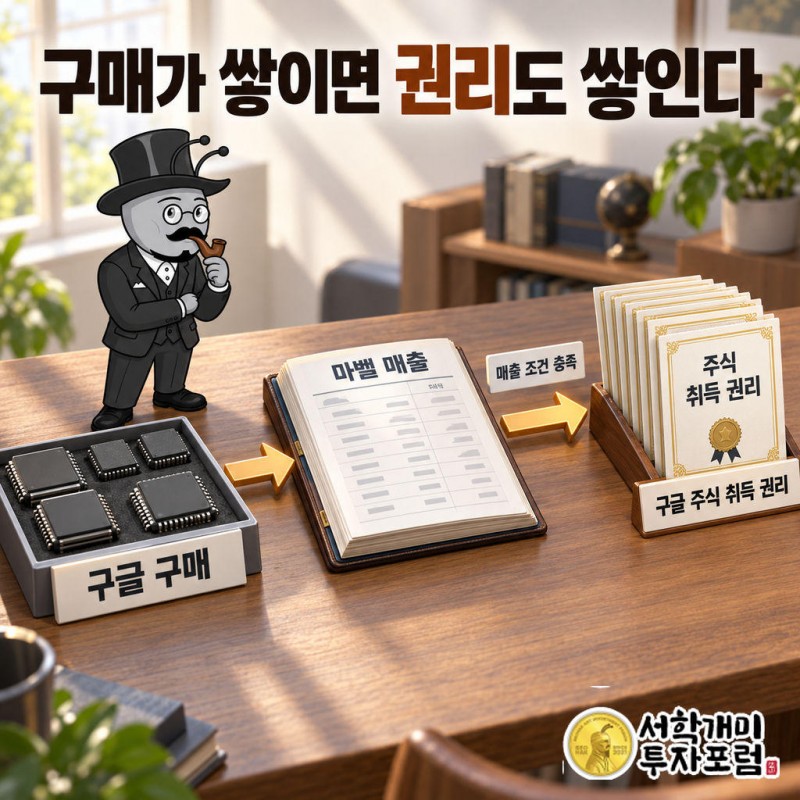 구글의 실제 제품 구매는 마벨의 매출로 이어진다.