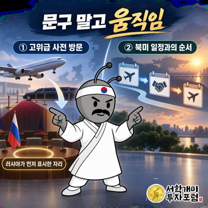 판별 기준은 말의 강도가 아니라 움직임이며, 올해 7월 최선희 외무상이 모스크바를 방문해 라브로프 외무장관을 만났다