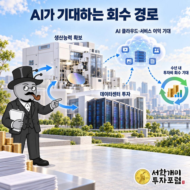 AI 반도체 기업에는 생산능력 확보가 경쟁력과 연결된다.