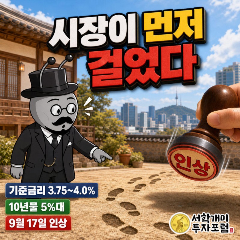 연준은 9월 17일 기준금리를 3.75~4.0%로 올렸다