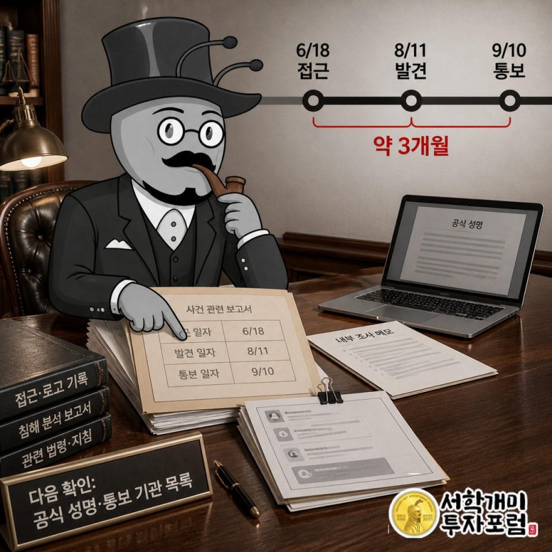 호주 메디케어 통계 포털 접근은 6월 18일, 오픈AI 발견은 8월 11일, 당국 통보는 9월 10일, 총리 공개는 9월 24일이다