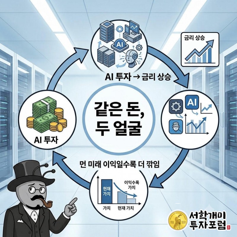 AI 투자 자금 수요 급증이 금리 상승 요인 중 하나