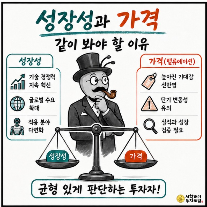 로봇 성장성과 높은 기업가치를 저울질하는 서학개미
