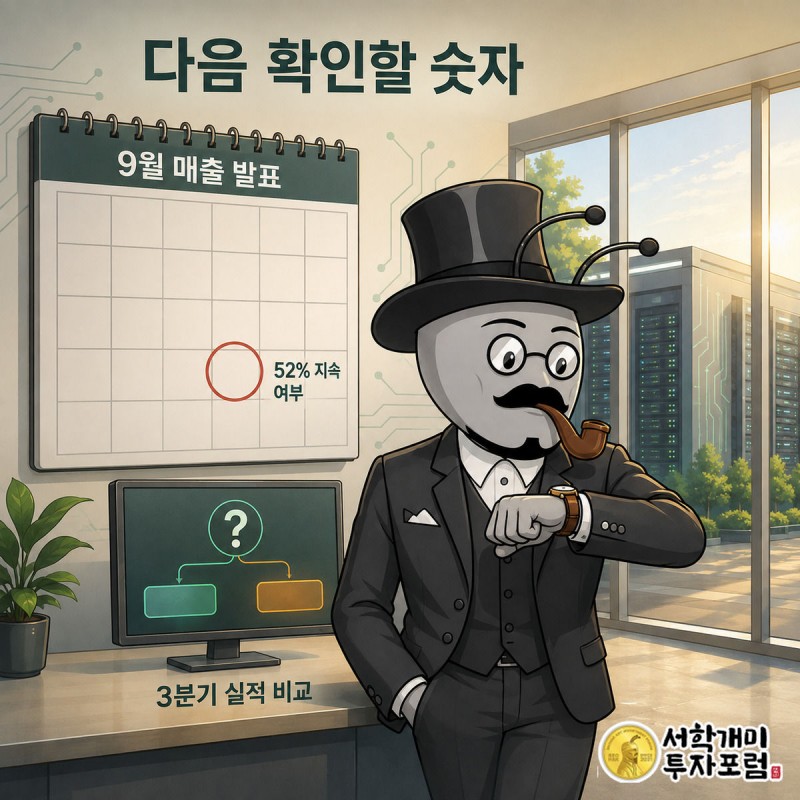 다음 달 발표일에 동그라미를 치며 시계를 확인하는 부자개미