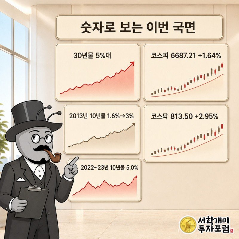 양반개미가 이번 국면의 핵심 수치 카드 네 개를 비교하는 대시보드 장면
