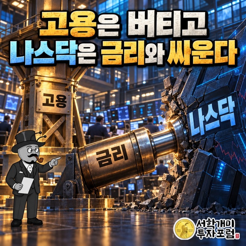 고용이 버티는 동안 나스닥은 금리와 싸운다