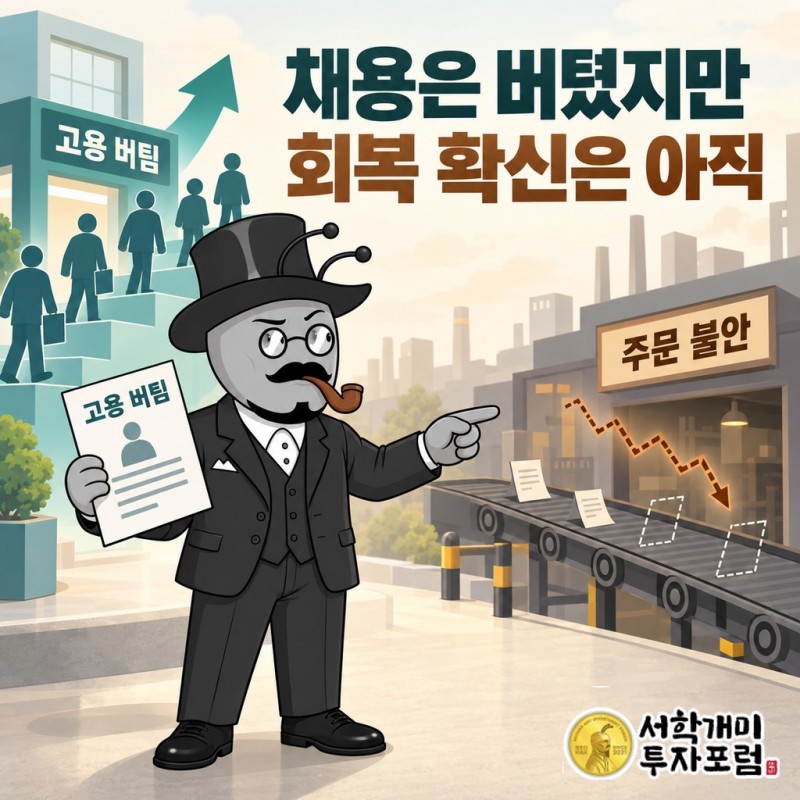 기업은 채용했는데, 왜 경기 회복의 확신은 약할까요?