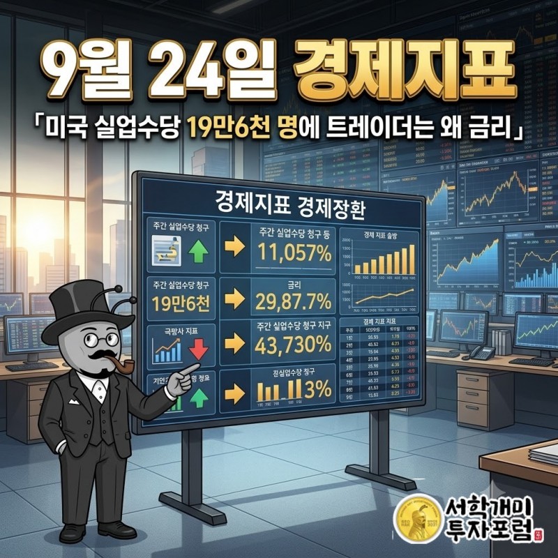 실업수당 창구는 한산한데 채권 전광판의 금리는 5%를 넘어선 장면