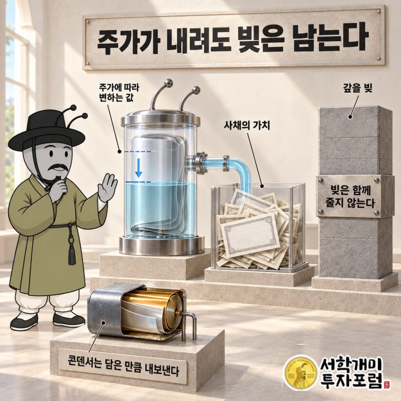성호전자 — 주가가 내려도 빚은 남는다 도판