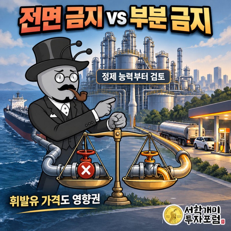 베선트 재무장관이 전체 원유 정제 능력 차원에서 수출금지 가능 여부를 검토 중