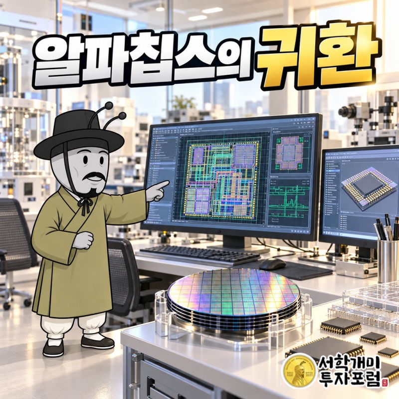 알파칩스 1대1 무상증자로 보통주가 666만1,742주에서 1,332만3,484주로 두 배가 되는 것을 보여 주는 표지