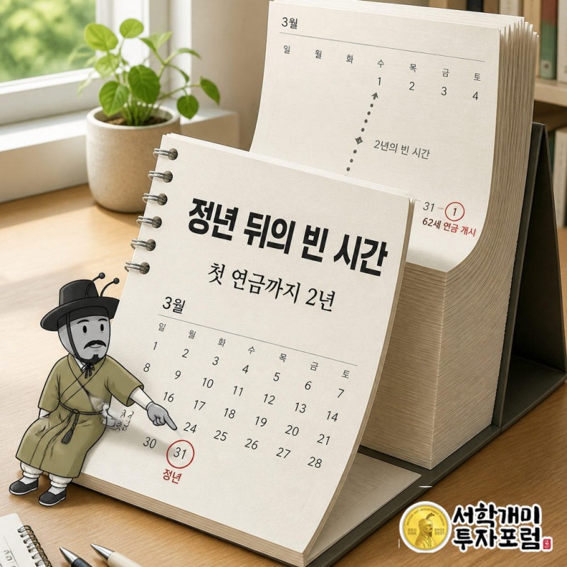 A씨는 만 60세로 정년퇴직했지만 적용된 연금 지급개시 연령은 62세였다.