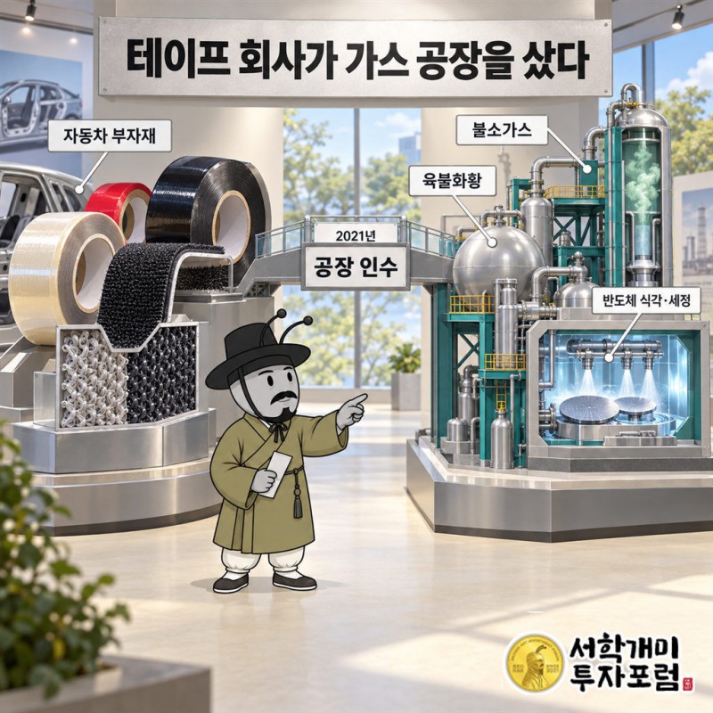 KNW — 테이프 회사가 가스 공장을 샀다 도판