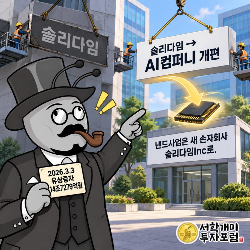 2026년 3월 3일 14조7279억원 규모 유상증자 공시