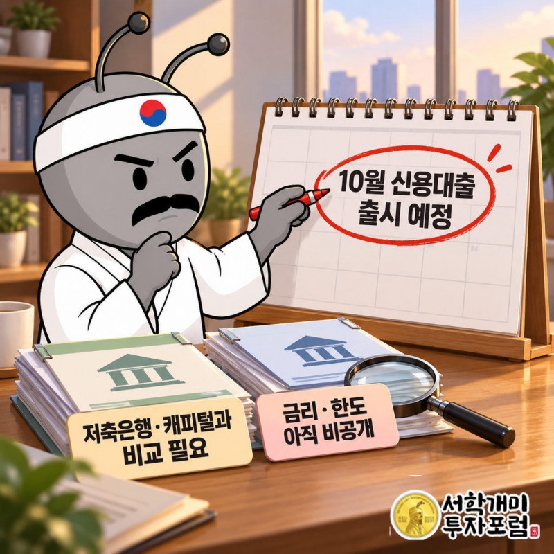 금리·한도·수수료는 아직 공개되지 않음