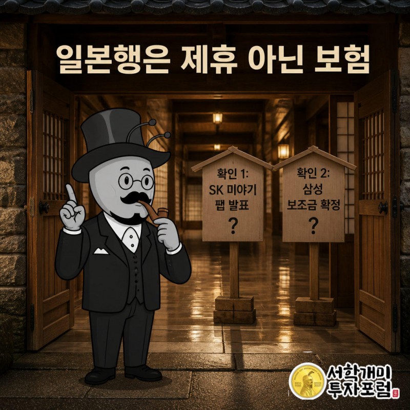 SK하이닉스의 미야기현 팹 투자 공식 발표 여부와 규모가 확인 지점이다
