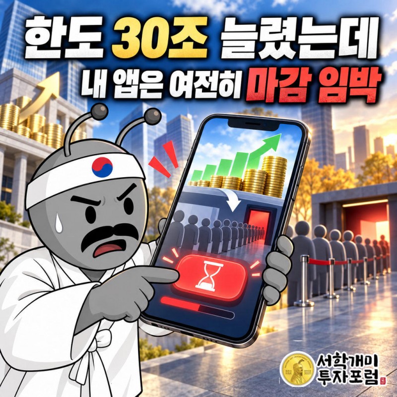 전 금융권 대출 한도를 30조원 늘리는 8월 13일 대책이 나왔다
