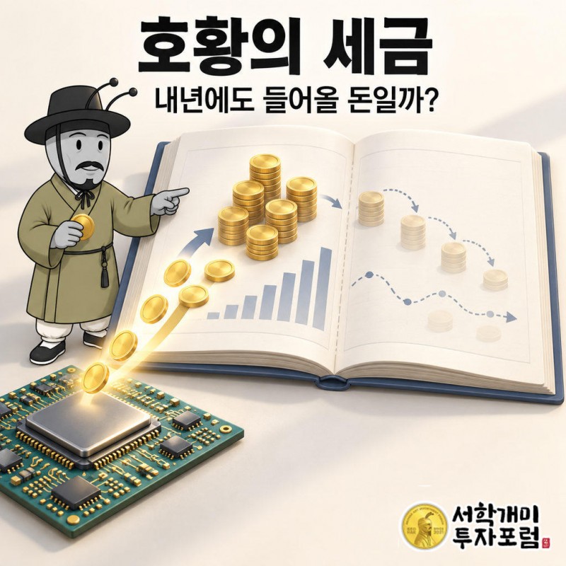 반도체 호황은 법인세 수입에 힘을 보탤 수 있다.