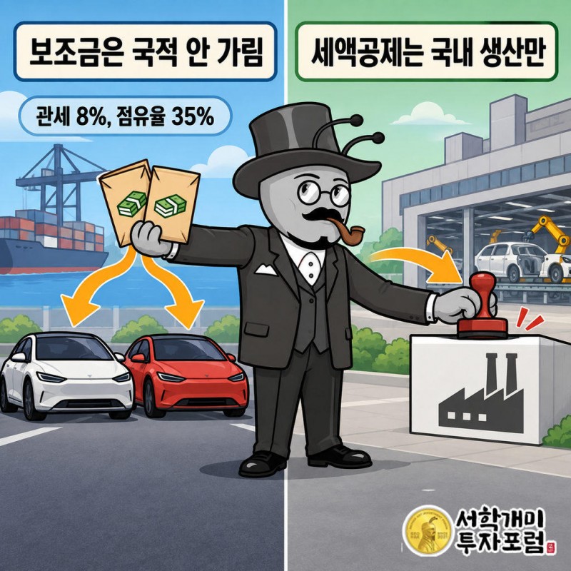 기존 보조금은 생산국을 가리지 않고 국산·수입 전기차에 동일 지급