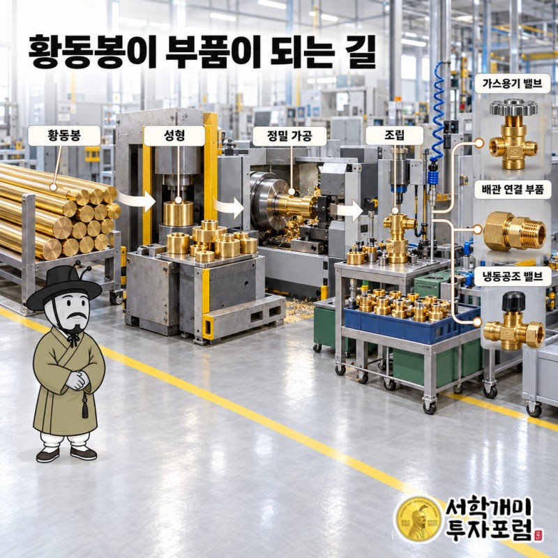 에쎈테크 — 황동봉이 부품이 되는 길 도판