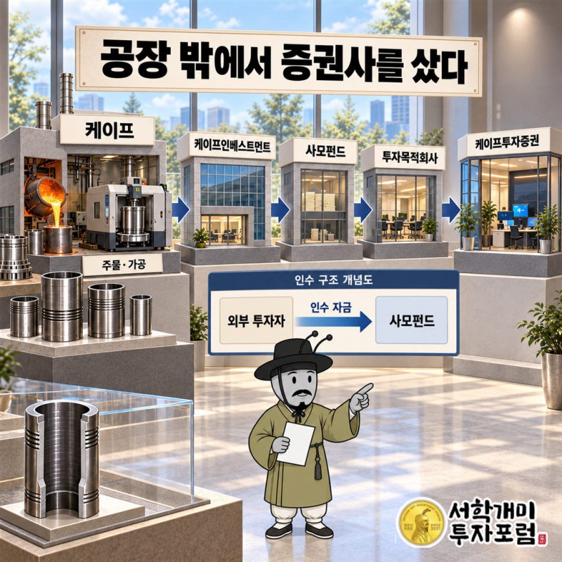 케이프 — 공장 밖에서 증권사를 샀다 도판