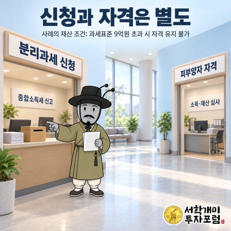 기사 사례의 분리과세에는 종합소득세 신고 때 합산 배제와 분리과세를 신청하는 절차가 붙는다.