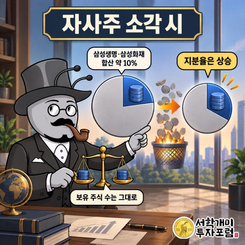 삼성생명·삼성화재의 삼성전자 보통주 지분은 합산 약 10%