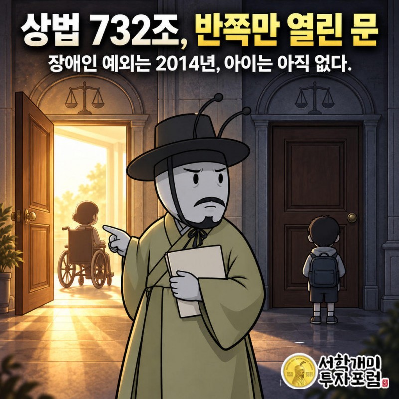 상법 732조는 15세미만자의 사망을 보험사고로 한 계약을 무효로 정한다