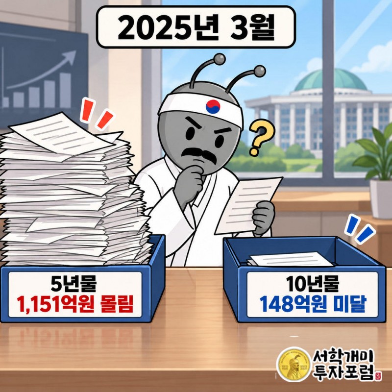 처음 종목은 10년물·20년물뿐이었고 2025년 3월에 5년물이 새로 들어왔다