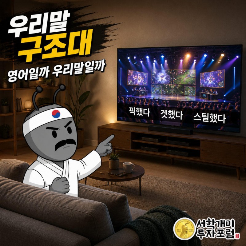 '픽했다' '겟했다' '스틸했다'는 영어 동사에 우리말 '했다'를 붙인 말이다