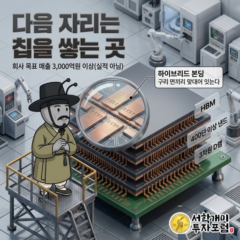 HPSP 고압 수소 어닐링 단일 장비와 풍산 장비팀에서 시작한 성장 경로 — 다음 자리는 칩을 쌓는 곳 도판