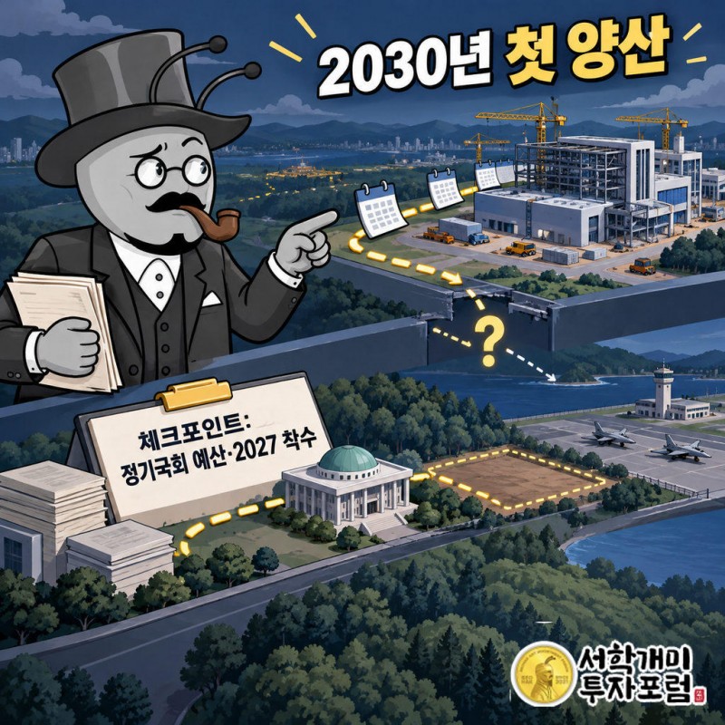 일정은 2027년 부지 조성 착수, 2028년 팹 건설, 2030년 첫 양산으로 잡혀 있다