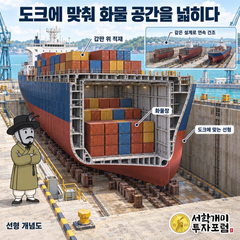 HJ중공업 — 도크에 맞춰 화물 공간을 넓히다 도판
