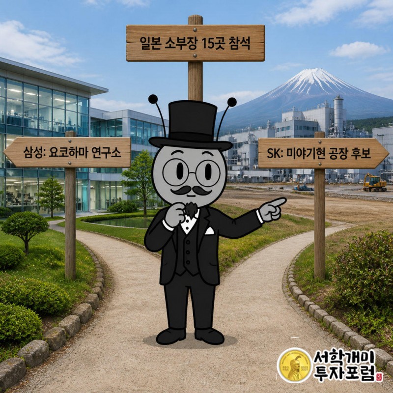 삼성은 요코하마 APL에서 클린룸 장비를 돌리며 소재를 먼저 본다. 개소식에 일본 소부장 업체 15곳이 왔다