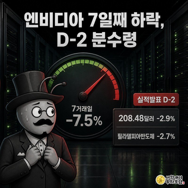 어두운 서버랙 통로에서 개미 캐릭터가 바늘이 위험권까지 넘어간 붉은 게이지를 불안한 표정으로 올려다보고 있다