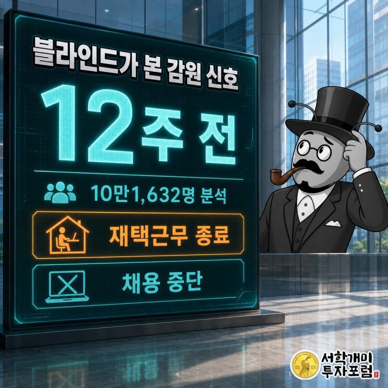 거대한 디지털 카운트다운 화면에 