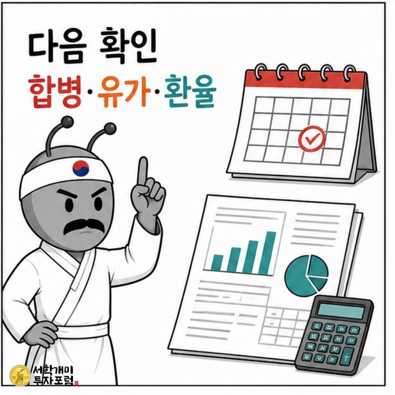 대한항공 합병과 유가 환율의 다음 변수를 확인하는 동학개미