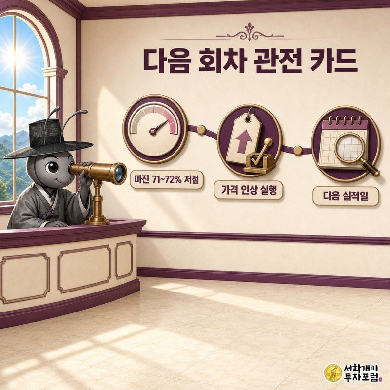 [엔비디아 추적 #1] 실적발표일 하락 징크스, 106% 실적에도 깨졌나 — 마진 저점·가격 인상·다음 실적을 담은 다음 회차 관전 카드