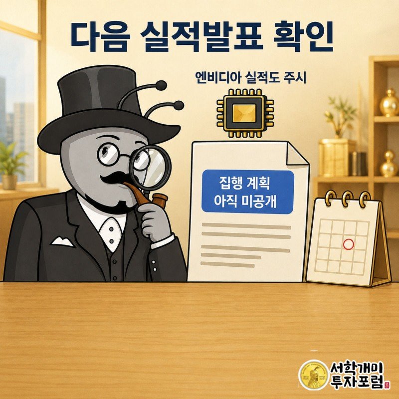 서민개미가 돋보기로 빈 