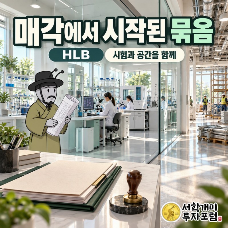 효능평가(HLB바이오스텝)에서 독성시험 15가지(자회사 HLB바이오코드), 실험실 설계·시공(바이오인프라)까지 한 회사 안에서 이어지는 흐름을 보여 주는 도판