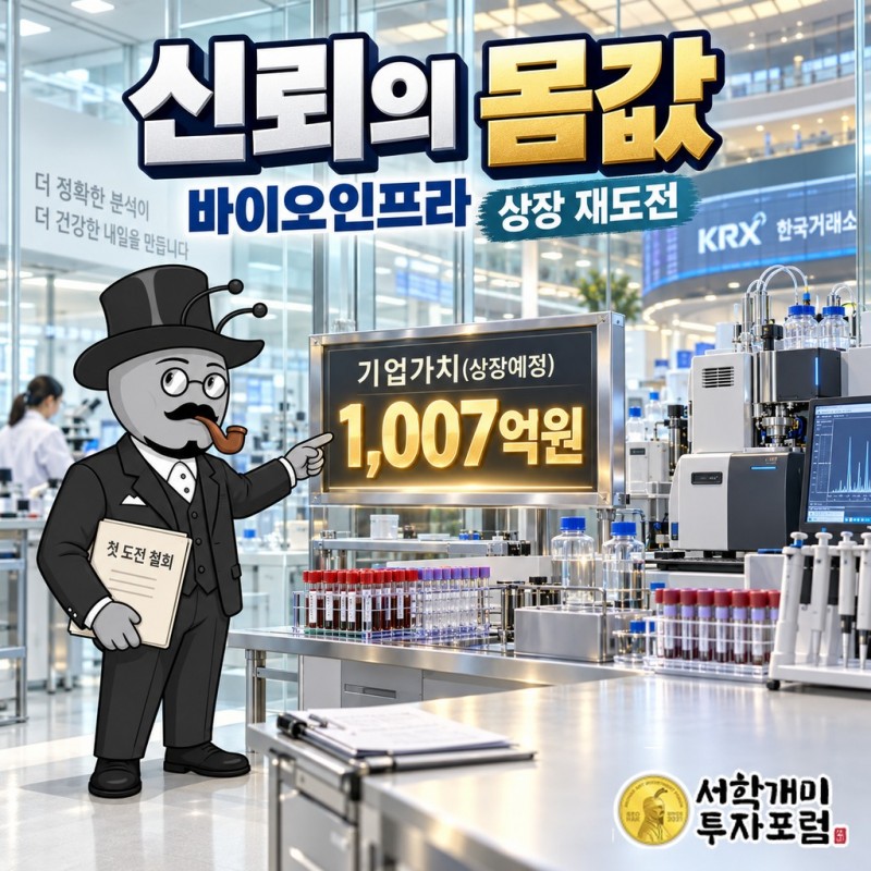 2023년 3월 상장밸류 1,007억원에서 2026년 7월 31일 시가총액 129억원과 관리종목 지정, 9월 30일 상장폐지 우려 안내까지 이어지는 바이오인프라 연표