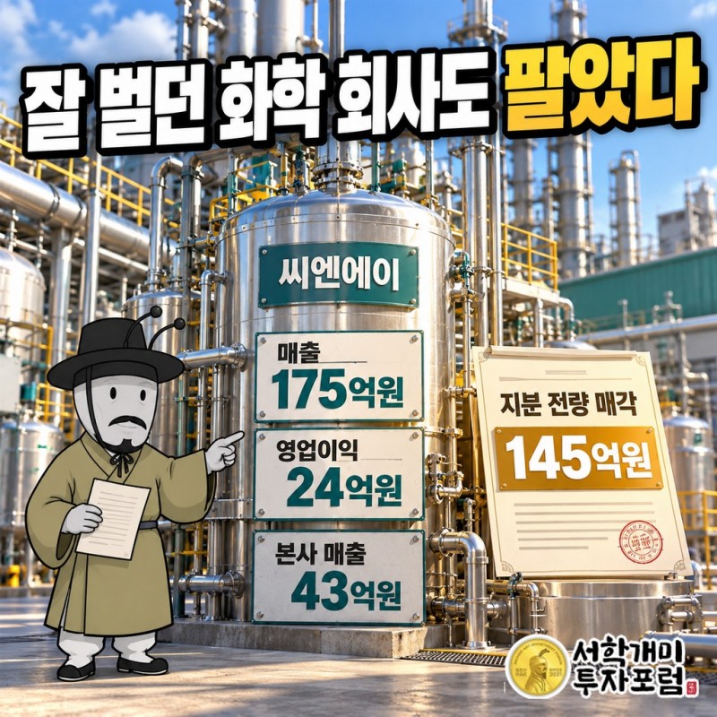 컴버스테크 전자칠판에 교사가 판서하면 학생 태블릿으로 실시간 전송되는 수업 장면과, 조달청 우수제품 지정 이력 및 2025년 영업손실 45억원