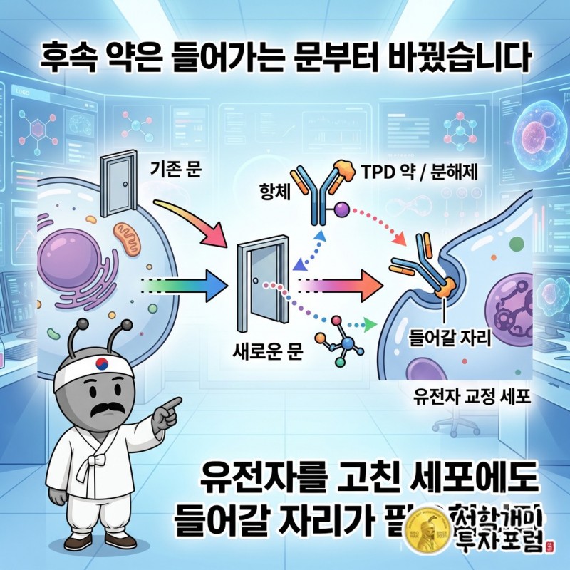 혈액 줄기세포 채취와 유전자 편집, 골수 전처치, 편집 세포 주입의 흐름에서 오름테라퓨틱·버텍스 공동 연구가 겨냥하는 전처치 단계 표시