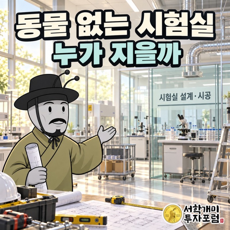 HLB바이오스텝의 확장 방향: 중대동물·영장류 시험, 종합건설면허로 짓는 대체실험실·GMP 생산시설·임상시험 병원, 넥셀·세라트젠·베이시스젠바이오와의 오가노이드·AI 평가 협력을 한 장에 정리한 도판