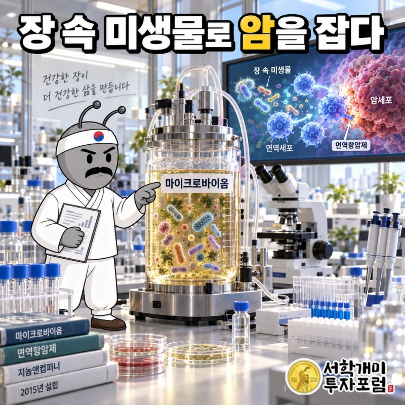 지놈앤컴퍼니 세 갈래 사업 지도: 신약 기술이전(계약금·마일스톤·로열티), 미국 자회사 List Labs 위탁생산(산호세 공장, 200L), 화장품 유이크(올리브영·면세점·22개국)가 각각 어디서 돈을 받는지 보여 주는 도식