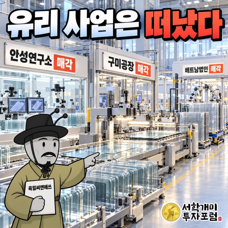 육일씨엔에쓰가 2022년 3월 안성연구소, 2022년 하반기 구미공장, 2025년 4월 베트남법인을 차례로 매각하고 2026년 7월 씨엔에이까지 판 사업 정리 시간표