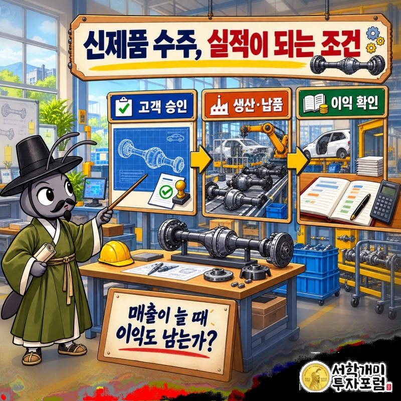 체시스의 전기차 배터리 모듈 크로스멤버 수주가 납품·이익·현금으로 이어지는 조건