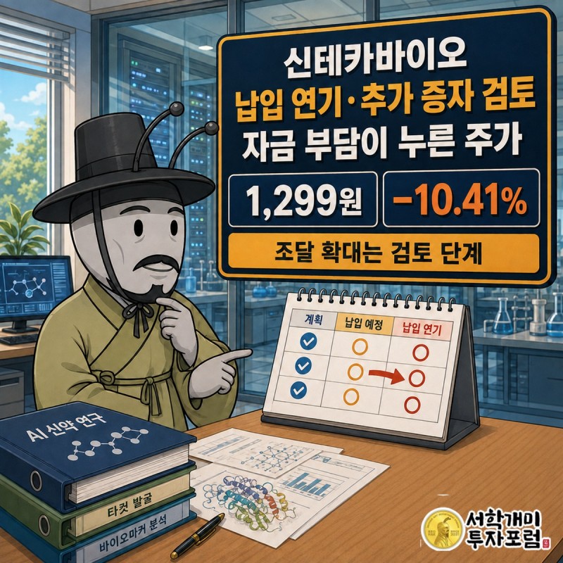 신테카바이오의 AI 신약개발과 슈퍼컴퓨팅 센터 임대사업, 매출과 자금조달 구조