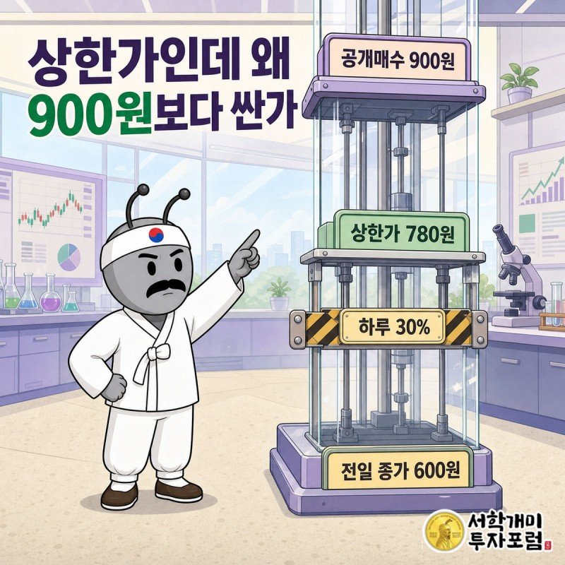 직전 종가 600원에 하루 상한폭 30%를 더하면 780원